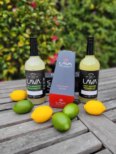 LAVA: We're not ones for puns but these craft cocktail mixers are on fire