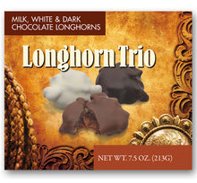 Load image into Gallery viewer, Longhorns Caramel Chocolate Pecan Trio
