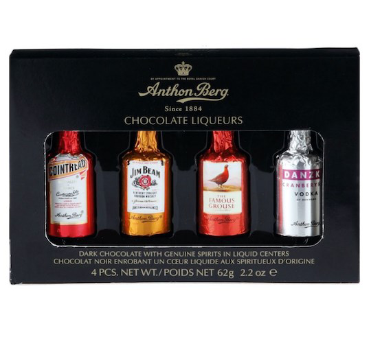 Anthon Berg Chocolate Liqueur Bottles Gift Box (4pcs)