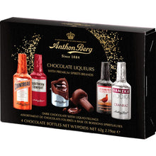 Load image into Gallery viewer, Anthon Berg Chocolate Liqueur Bottles Gift Box (4pcs)
