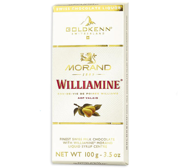 Morand Williamine Pear Liqueur Chocolate Bar