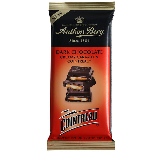 Anthon Berg Dark Chocolate Bar Creamy Caramel and Cointreau